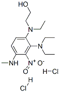 2-[2-diethylaminoethyl-(4-methylamino-3-nitro-phenyl)amino]ethanol dihydrochloride 结构式