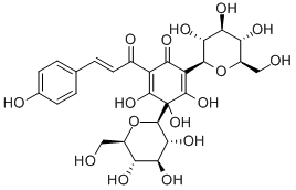 羟基红花黄色素A 结构式