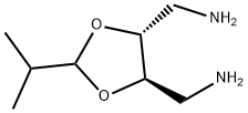 (4R,5R)-4,5-BIS(AMINOMETHYL)-2-ISOPROPYL-1,3-DIOXOLANE  结构式