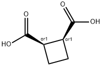 顺式-环丁烷-1,2-二羧酸 结构式