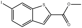 6-IODO-BENZO[B]THIOPHENE-2-CARBOXYLIC ACID METHYL ESTER 结构式