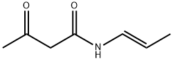Butanamide, 3-oxo-N-1-propenyl-, (E)- (9CI) 结构式