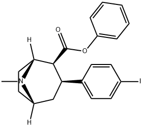 3-(4-iodophenyl)tropan-2beta-carboxylic acid phenyl ester 结构式