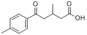 5-(4-METHYLPHENYL)-3-METHYL-5-OXOVALERIC ACID 结构式