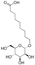 Nonanoic acid, 9-(.alpha.-D-mannopyranosyloxy)- 结构式
