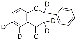 Flavanone-d5 结构式
