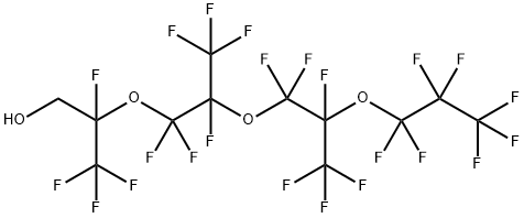 1H,1H-PERFLUORO-2,5,8-TRIMETHYL-3,6,9-TRIOXADODECAN-1-OL 结构式