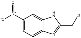 2-(氯甲基)-6-硝基-1H-苯并[D]咪唑 结构式