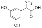 DL-Α-(3,5-二羟基苯基)甘氨酸 结构式