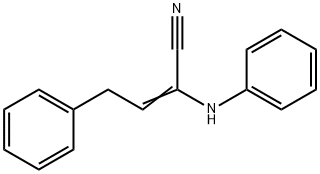 4-Phenyl-2-(phenylamino)-2-butenenitrile 结构式