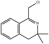 1-氯甲基-3,3-二甲基-3,4-二氢-异喹啉 结构式