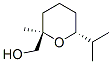 2H-Pyran-2-methanol,tetrahydro-2-methyl-6-(1-methylethyl)-,trans-(9CI) 结构式