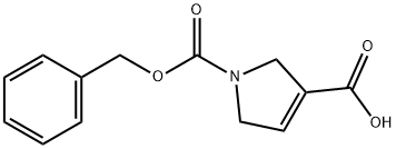 2,5-二氢-1H-吡咯-1,3-二甲酸 1-苄酯 结构式