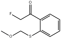 Ethanone, 2-fluoro-1-[2-[(methoxymethyl)thio]phenyl]- (9CI) 结构式