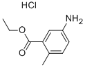ETHYL 5-AMINO-2-METHYLBENZOATE HYDROCHLORIDE 结构式