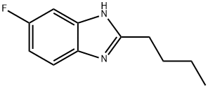 1H-Benzimidazole,2-butyl-5-fluoro-(9CI) 结构式