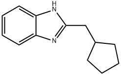 1H-Benzimidazole,2-(cyclopentylmethyl)-(9CI) 结构式