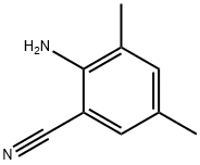 2-氨基-3,5-二甲基苯腈 结构式