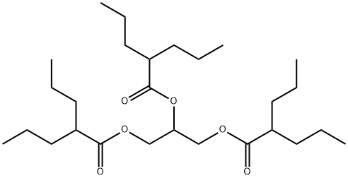 glyceryl trivalproate 结构式