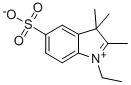 1-乙基-2,3,3-三甲基-3H-吲哚-5-磺酸内盐 结构式