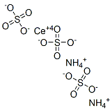 二铵铈(IV)三硫酸盐 结构式