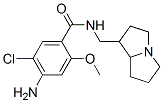 N-(exo-(hexahydro-1H-pyrrolizine-1-yl)methyl)-2-methoxy-4-amino-5-chlorobenzamide 结构式