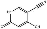 4,6-DIHYDROXYNICOTINONITRILE 结构式