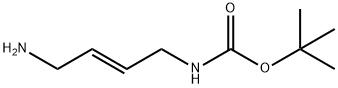 (4-氨基丁-2-烯-1-基)氨基甲酸叔丁酯 结构式