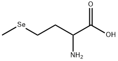 DL-硒代蛋氨酸 结构式