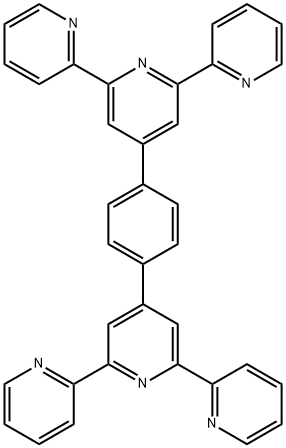 4,4-(1,4-亚苯基)双(2,2:6,2-四吡啶) 结构式