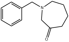 1-苄基-3-氧代氮杂环庚烷 结构式