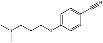 4-[3-(Dimethylamino)propoxy]benzonitrile 结构式