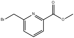 2-溴甲基-6-吡啶甲酸甲酯 结构式