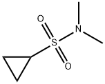 N,N-二甲基环丙烷磺酰胺 结构式