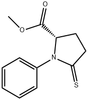 L-Proline,  1-phenyl-5-thioxo-,  methyl  ester  (9CI) 结构式