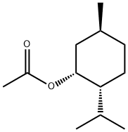 (1R)-(-)-乙酸新薄荷 结构式