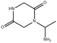 2,5-Piperazinedione,  1-(1-aminoethyl)- 结构式