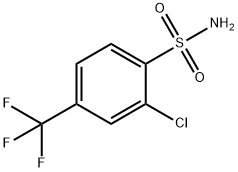 2-氯-4-(三氟甲基)苯磺酰胺 结构式