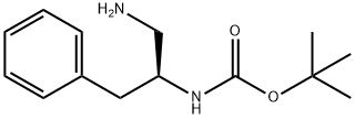 (S)-2-(BOC-氨基)-3-苯基丙胺 结构式