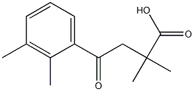 2,2-DIMETHYL-4-(2,3-DIMETHYLPHENYL)-4-OXOBUTYRIC ACID 结构式