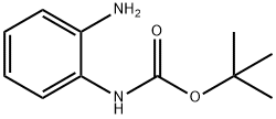 叔丁基2-氨基苯基氨基甲酸酯 结构式