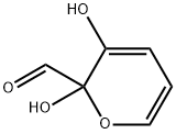 2H-Pyran-2-carboxaldehyde, 2,3-dihydroxy- (9CI) 结构式