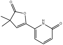 6-(3,3-dimethyl-2-oxo-2,3-dihydro-5-furanyl)-2-pyridone 结构式