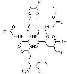 S-4-bromobenzylglutathione diethyl ester 结构式