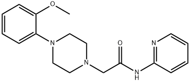 4-(2-Methoxyphenyl)-N-2-pyridinyl-1-piperazineacetaMide 结构式