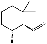 Cyclohexanecarboxaldehyde, 2,2,6-trimethyl-, (1R-cis)- (9CI) 结构式