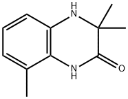 2(1H)-Quinoxalinone,3,4-dihydro-3,3,8-trimethyl-(9CI) 结构式