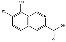 3-Isoquinolinecarboxylic acid, 7,8-dihydroxy- (9CI) 结构式