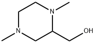 (1,4-二甲基-2-哌嗪基)甲醇 结构式
