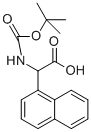 TERT-BUTOXYCARBONYLAMINO-NAPHTHALEN-1-YL-ACETIC ACID 结构式